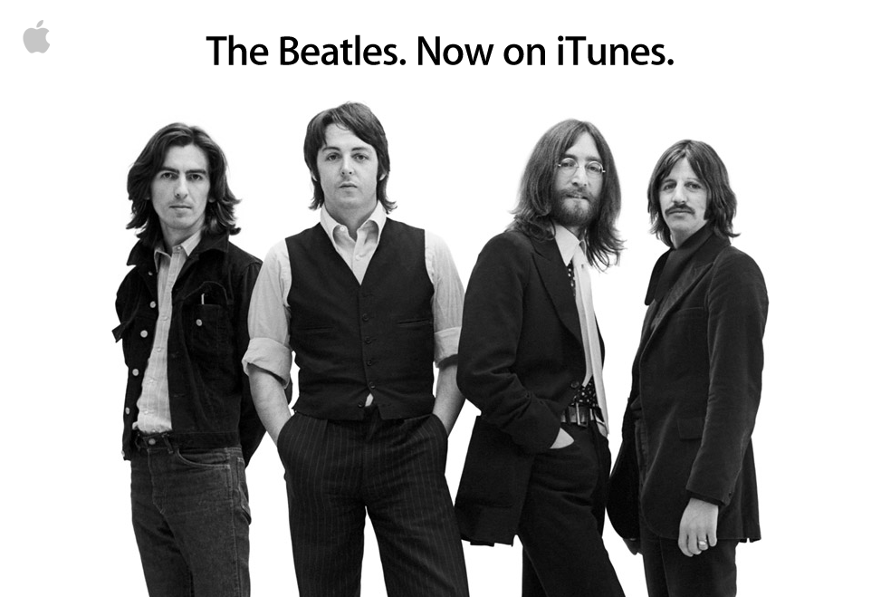 The Beatles, Now on iTunes..