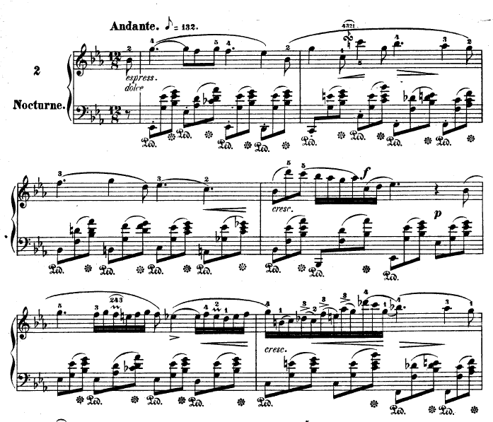 Nocturne in E flat major, op.9 no.2